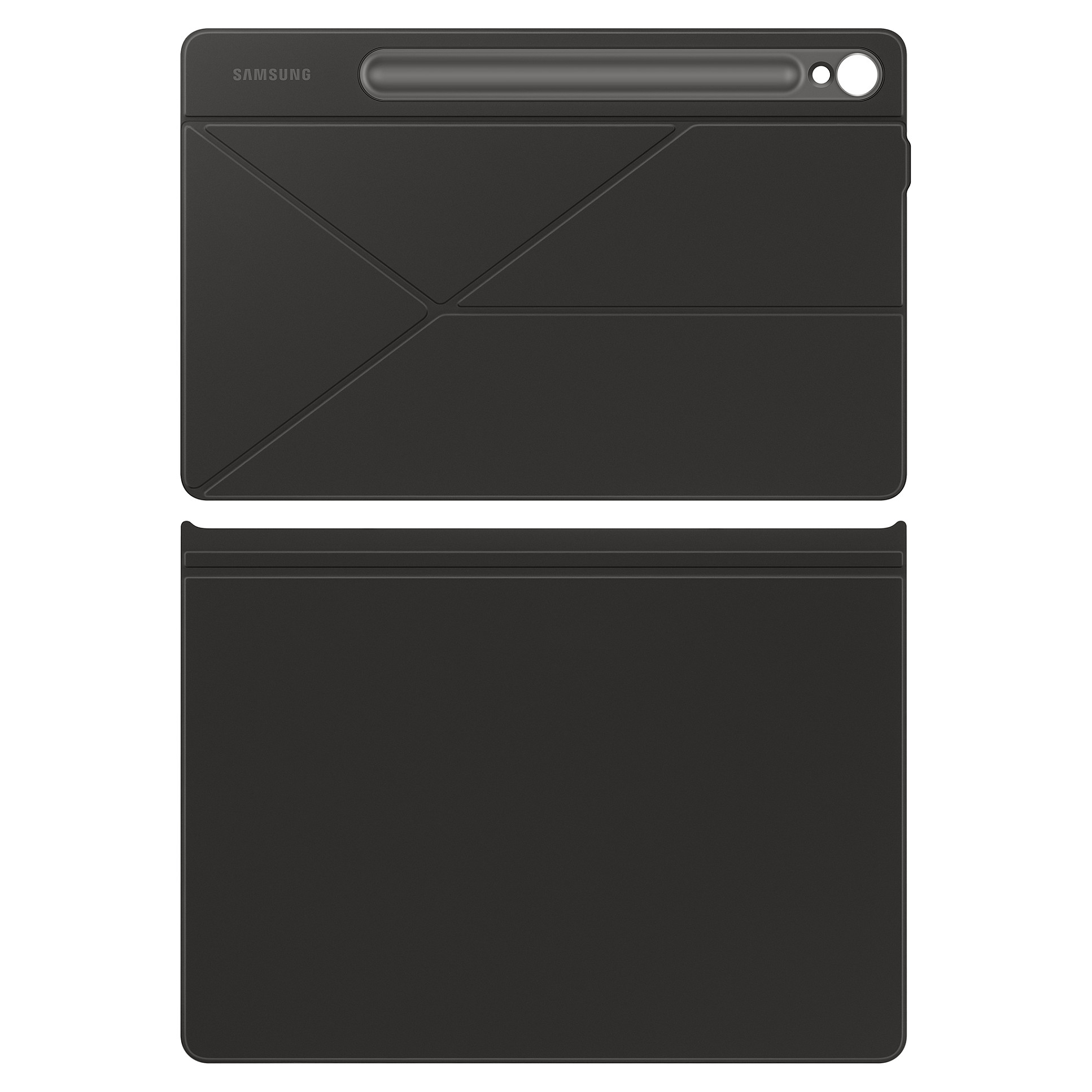 Case për Smart Book Samsung për Galaxy Tab S9 / 2 mënyra shikimi / Magnetik / Auto Wake & Sleep - Zezë - 2