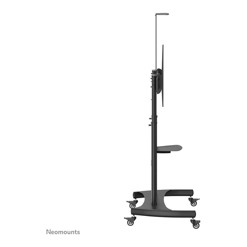 Karrocë për Monitor Neomounts PLASMA-M1950E, 60–100", deri 100kg, Rregullim Lartësie 134–166cm, Tilt 15° - Zezë - 5