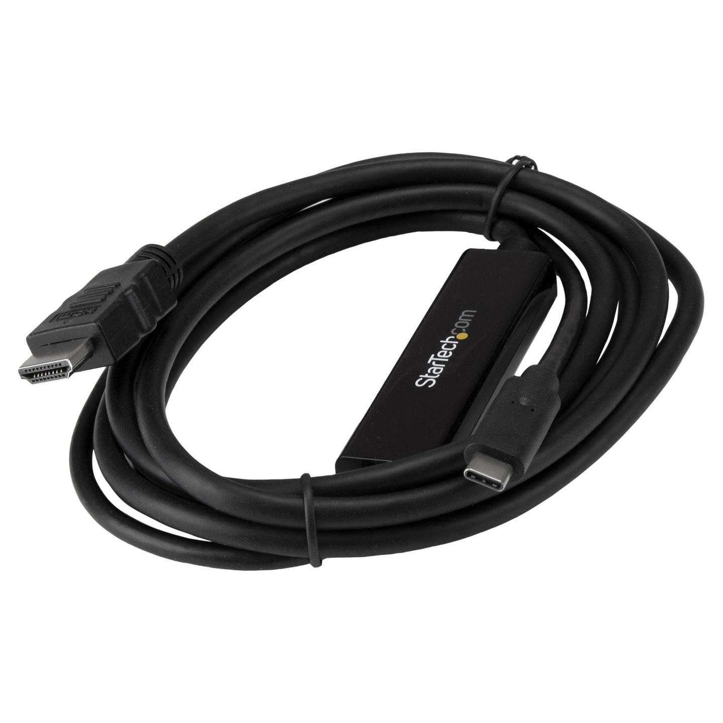 Kabllo USB StarTech.com CDP2HDMM2MB / USB-C në HDMI / 2m / 4K 60Hz - Zezë - 5