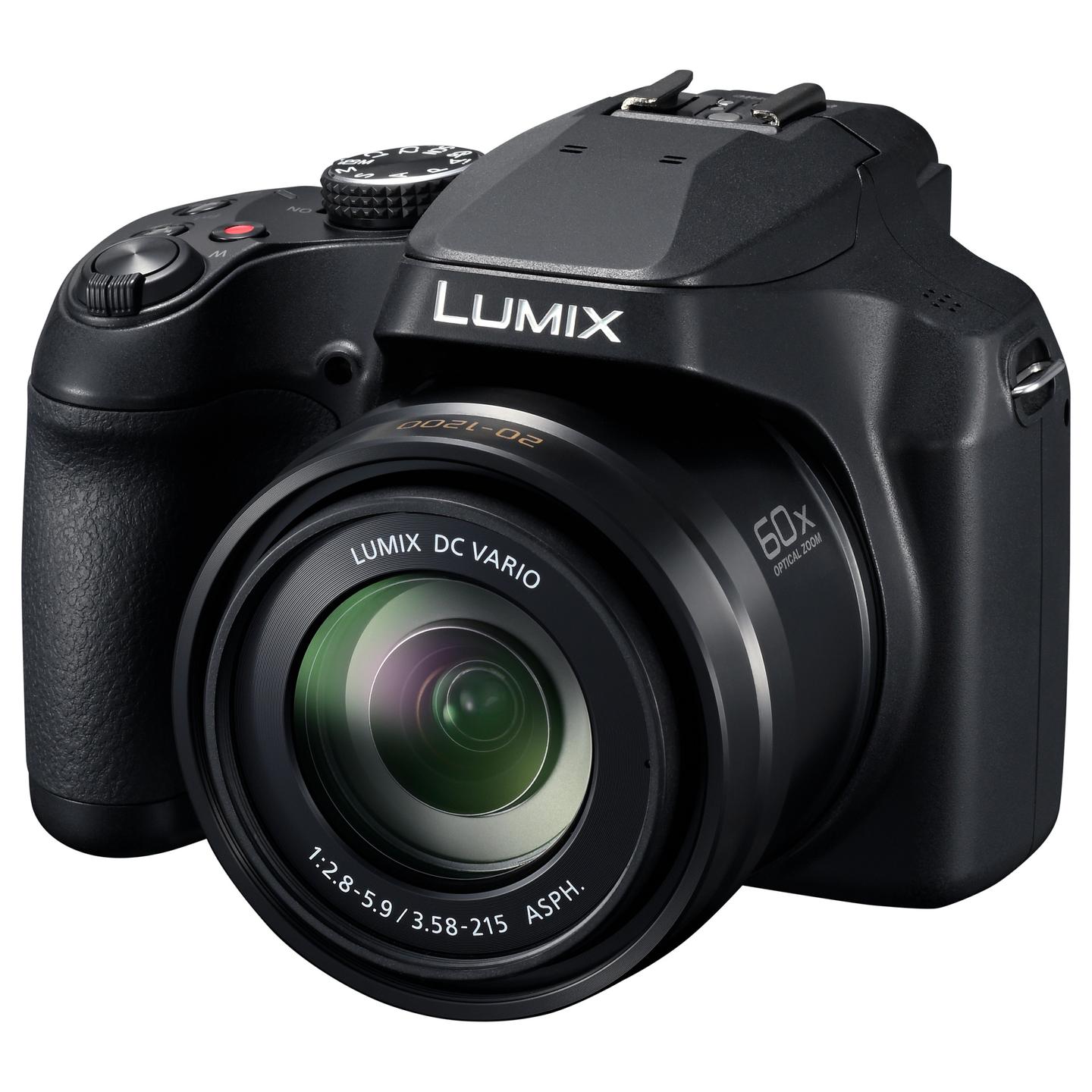 Kamerë digjitale Panasonic Lumix DC-FZ82 / 18.1MP / 60x Optical Zoom / 4K / 20-1200mm / Touchscreen - Zezë - 3