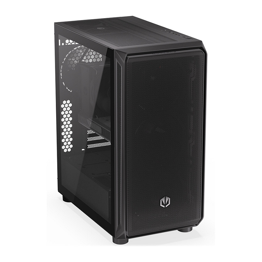 Kasë PC ENDORFY EY2A010 / Midi Tower / 3x 140mm Fan Para / 1x 140mm Fan Mbrapa / SSD 2.5" / HDD 2.5"/3.5" - Zezë - 7