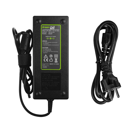 Adapter për Laptop Green Cell AD22P / 120W / 19V / 6.3A / 5.5 × 2.5 mm - Zezë - 3