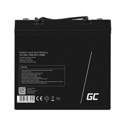 Bateri Green Cell AGM49, AGM, 12 V, 55 Ah - 5