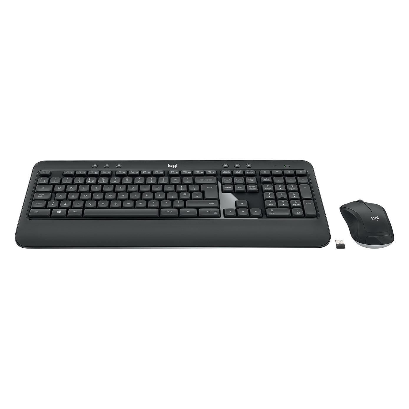 Combo Logitech MK540 Advanced / 2.4 GHz Unifying / Tastierë Full-Size / QWERTY / Pan Nordic / Maus 1000 DPI / 3 Butona - Grafit - 3