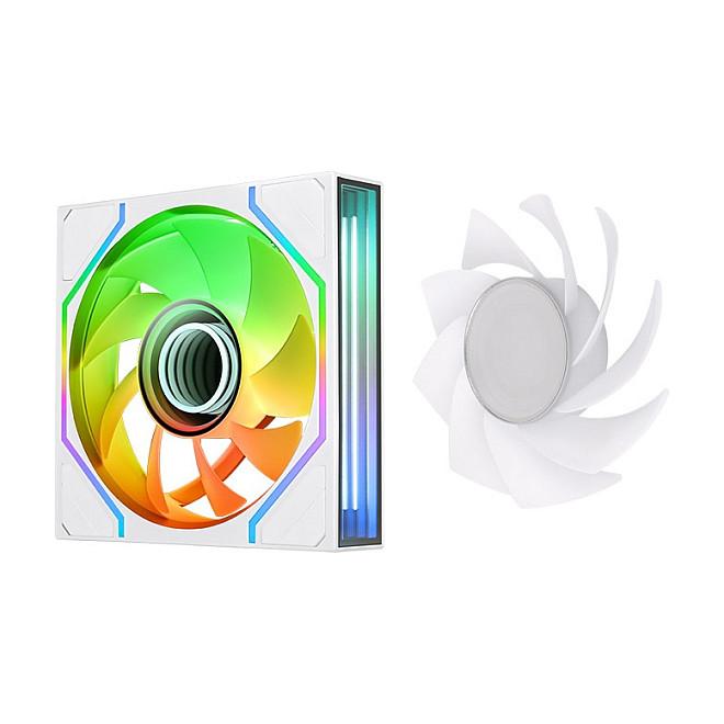 Ftohës për Kasë Thermaltake SWAFAN 120 EX INFINITY ARGB Sync Snow / 120mm / PWM / ARGB / 500–2000 RPM – Bardhë - 5