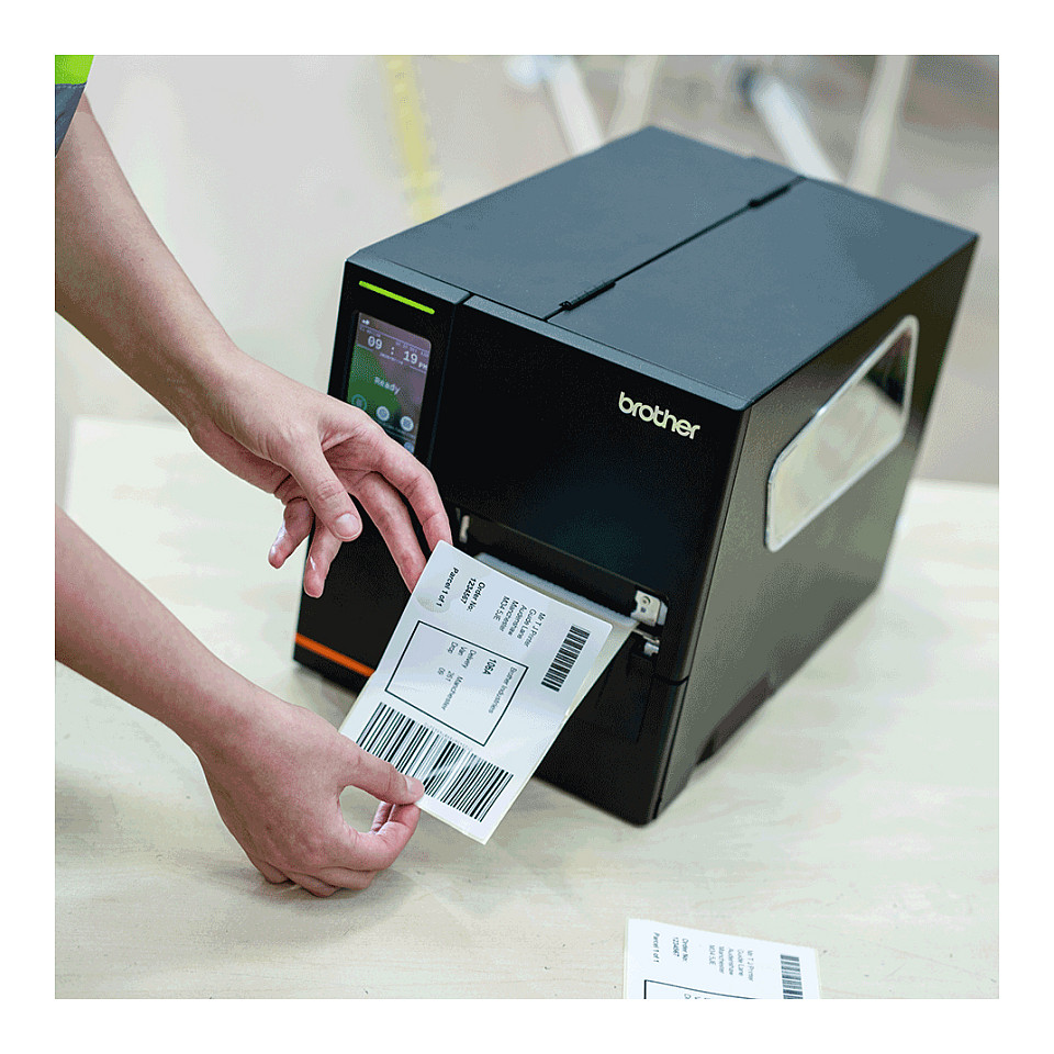 Printer Label Brother TJ-4121TN / Për Etiketa / Termal / 300 DPI / 107mm / 178 mm/sec / USB + LAN + Serial - Zezë - 6