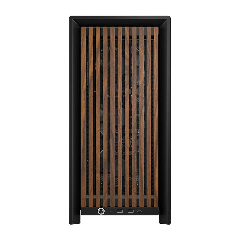 Kasë PC Corsair FRAME 4000D WOOD RS / Mid Tower / E-ATX / 3x 120mm + 1x 120mm RS Fan / Tempered Glass / Wood / 360mm Radiator - Zezë - 2