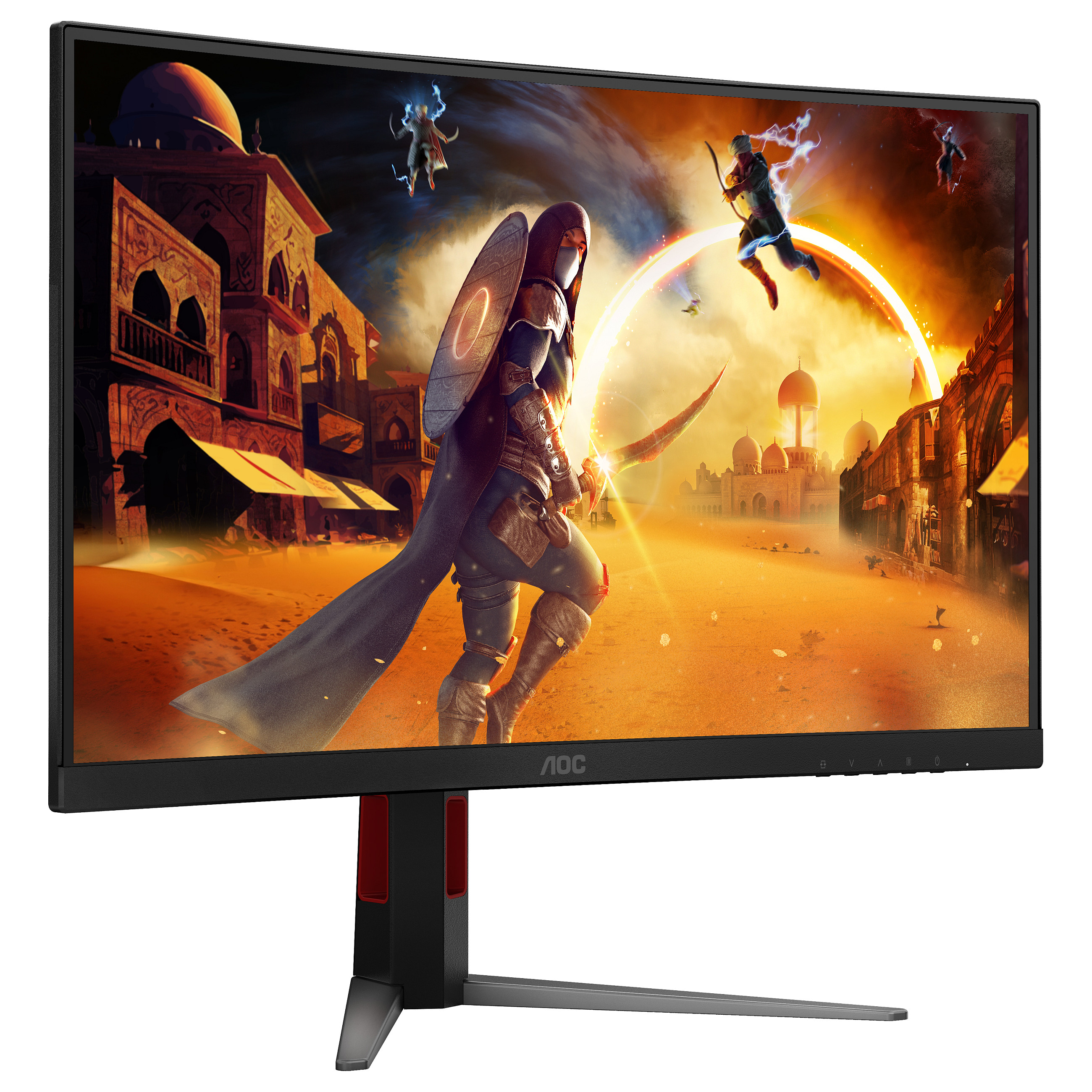 Monitor Gaming AOC G4 C27G4Z2 / 27" / Full HD VA Curved / 240Hz / 1ms / - Zezë+Kuqe - 8