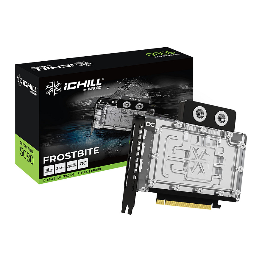 Kartelë Grafike NVIDIA GeForce RTX 5080 / 16GB GDDR7 / 256-bit / INNO3D iCHILL FROSTBITE - 3