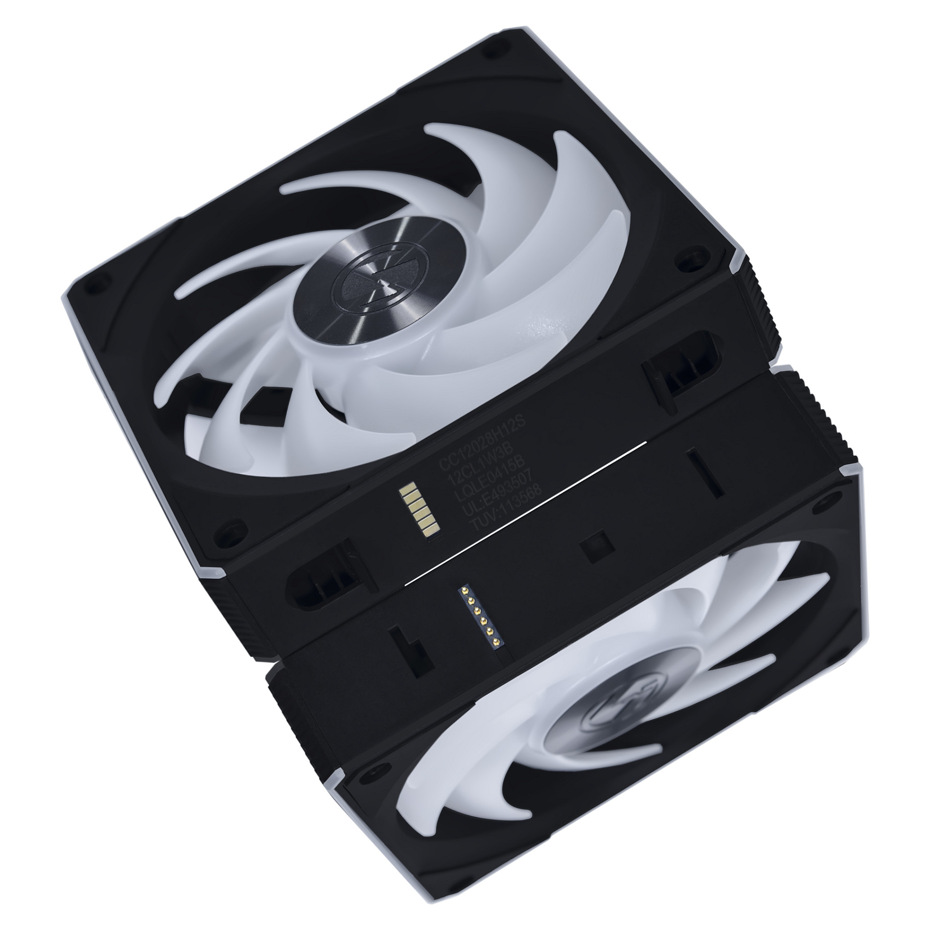 Ftohës për Kasë Lian Li UNI FAN CL120 Wireless / 120mm / 200-2150 RPM / ARGB / PWM / 3-Pack – Zezë - 8