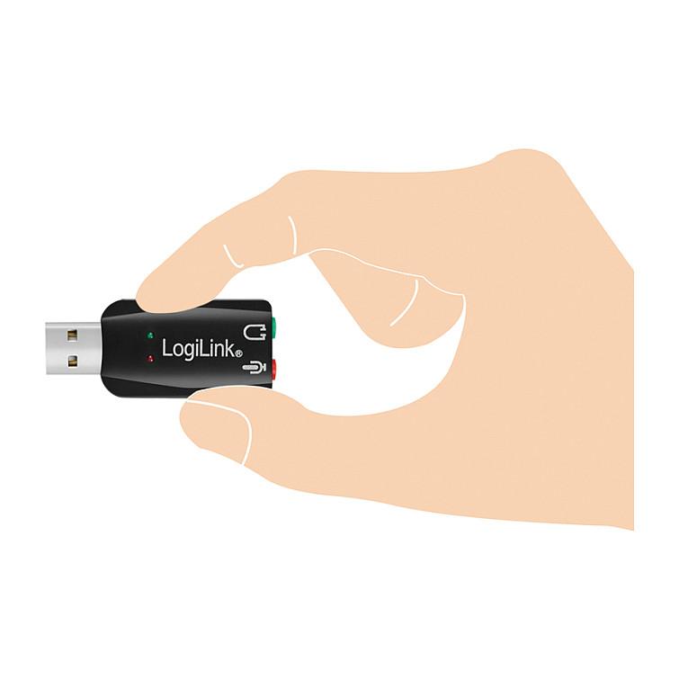 Karta Zëri LogiLink USB 2.0 Virtual 3D Sound Effect - Zezë - 7