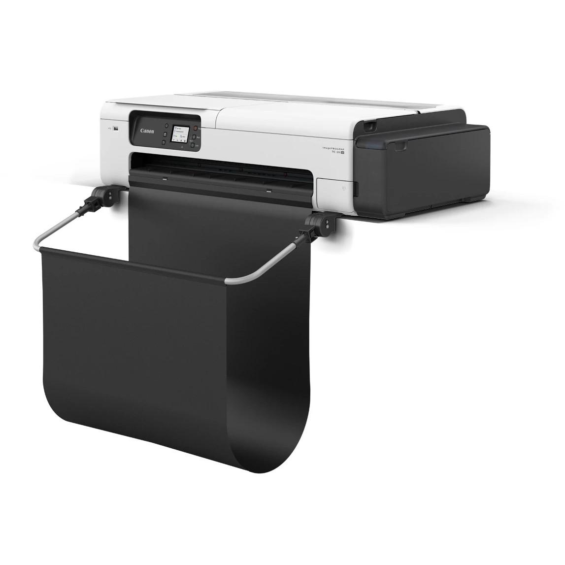 Printer Multifunksional Canon imagePROGRAF TC-20M, Inkjet me Ngjyra, A1, 24", 2400 × 1200 dpi, USB, LAN, Wi-Fi, Skaner Flatbed A4 - Bardhë/Zezë - 3