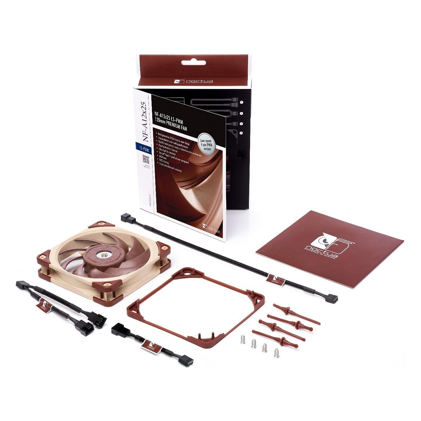 Ftohës për Kasë Noctua NF-A12x25 LS-PWM, 120mm, PWM - Kafe - 5