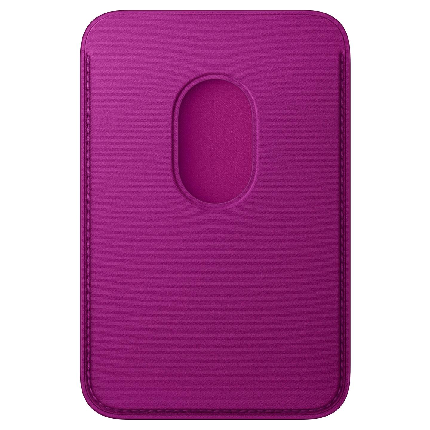 Portofol për Telefon Apple FineWoven, MagSafe, deri në 3 karta - Magenta - 2