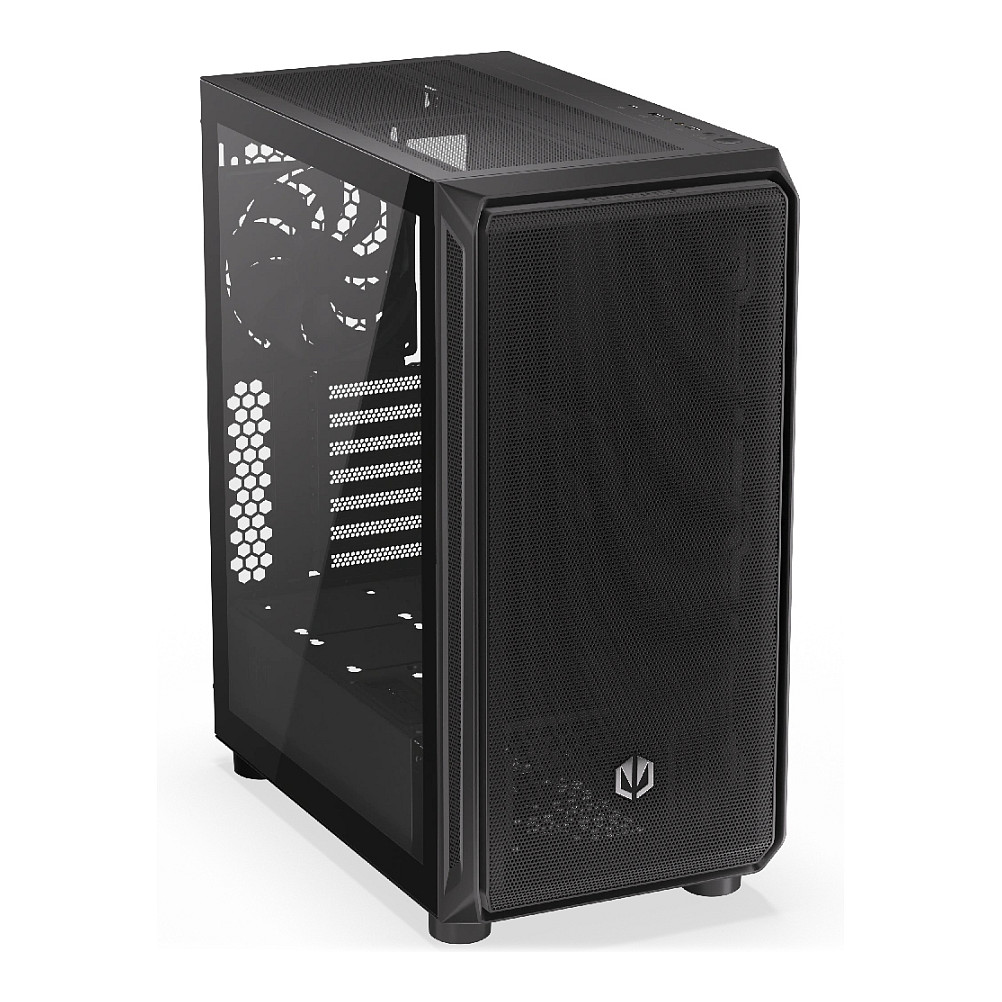 Kasë PC ENDORFY Arx 500 Core / Mid Tower / ATX / 1x 140mm Front + 1x 140mm Rear Fan / Mesh / 360mm Radiator - Zezë - 9
