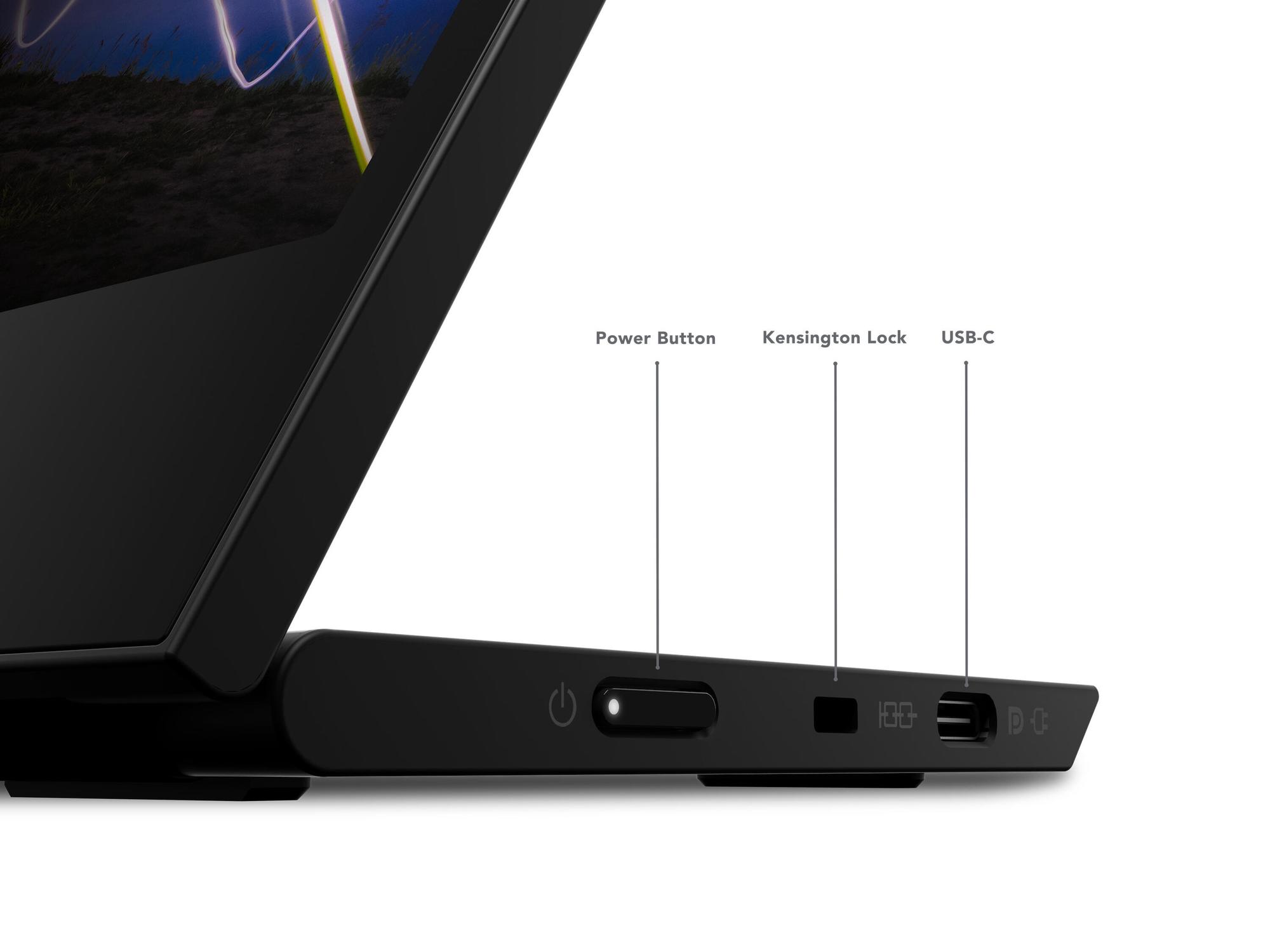 Monitor Portativ Lenovo ThinkVision M15 / 15.6" / Full HD IPS / 60Hz / 6ms / USB-C - Zezë - 4