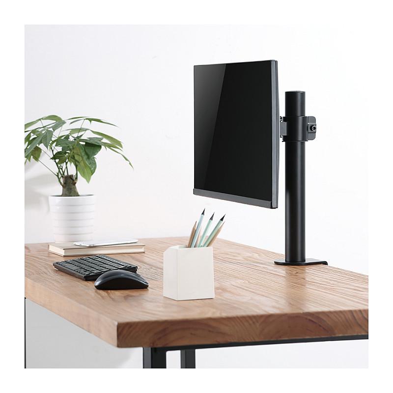Mbajtëse për Monitor LogiLink BP0103 / 1 Monitor / 17–32" / deri 9kg / VESA 75x75 & 100x100 / Rotacion 360° - Zezë - 4