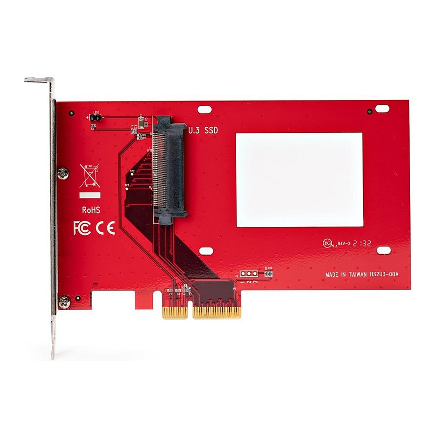 Kartë Zgjerimi StarTech.com PEX4SFF8639U3, PCI Express 4.0 x4, 1x U.3 NVMe SFF-TA-1001, 2.5", PCIe - 5