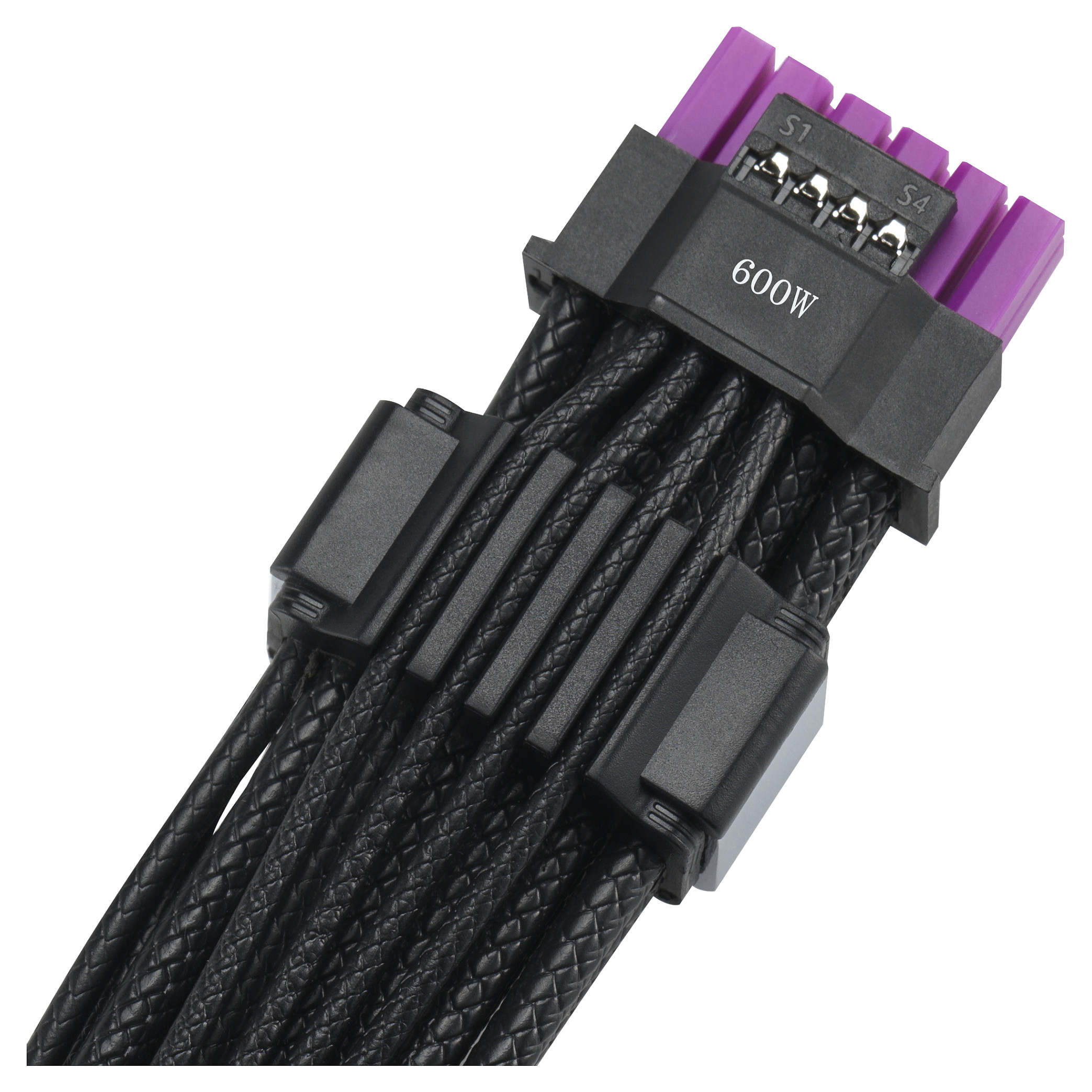 Kabllo për furnizim me Energji ASUS ROG Equalizer / PCIe 16-pin / PCIe x16 Gen 4.0 / 0.75m - Zezë - 3