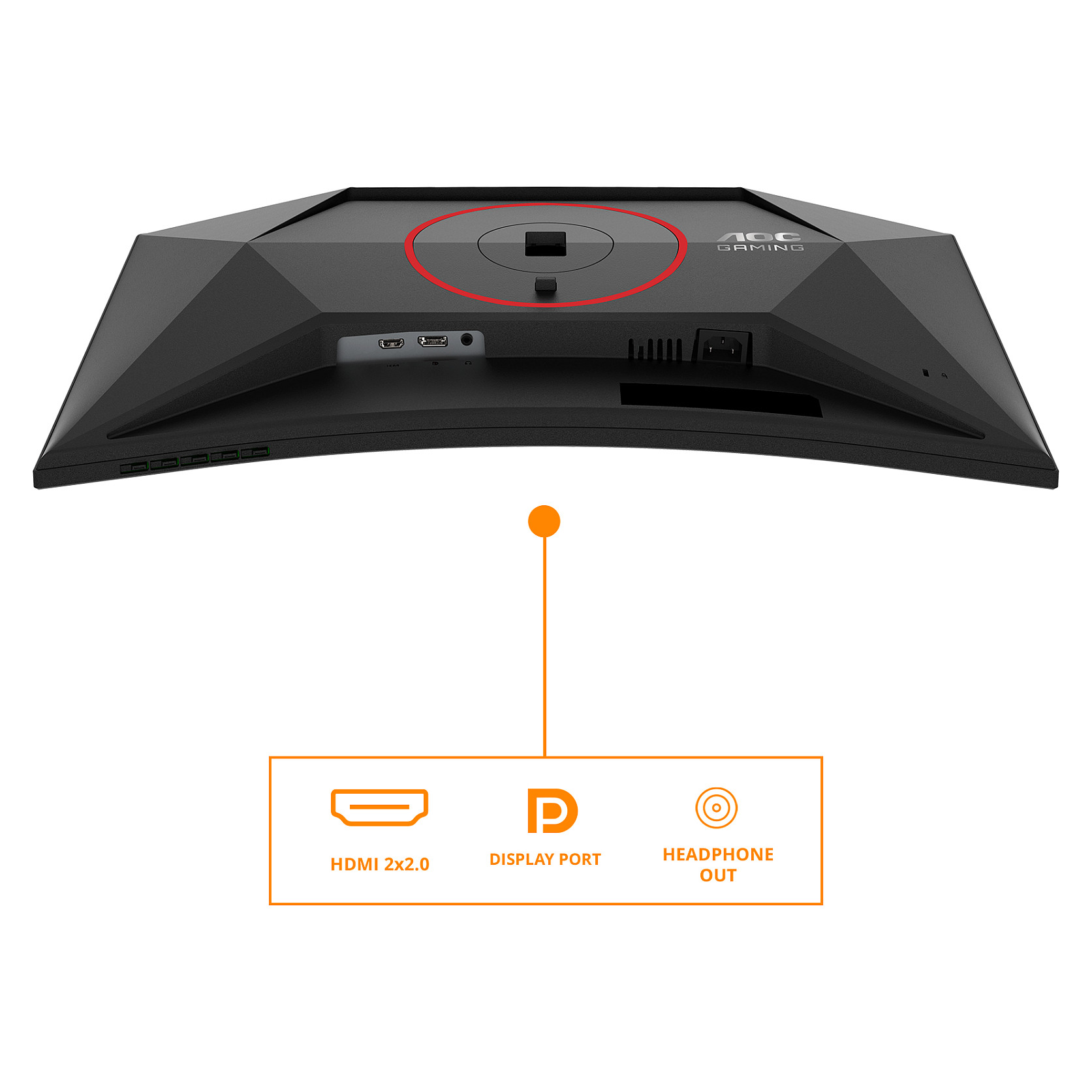 Monitor Gaming AOC G4 C27G4Z2 / 27" / Full HD VA Curved / 240Hz / 1ms / - Zezë+Kuqe - 4