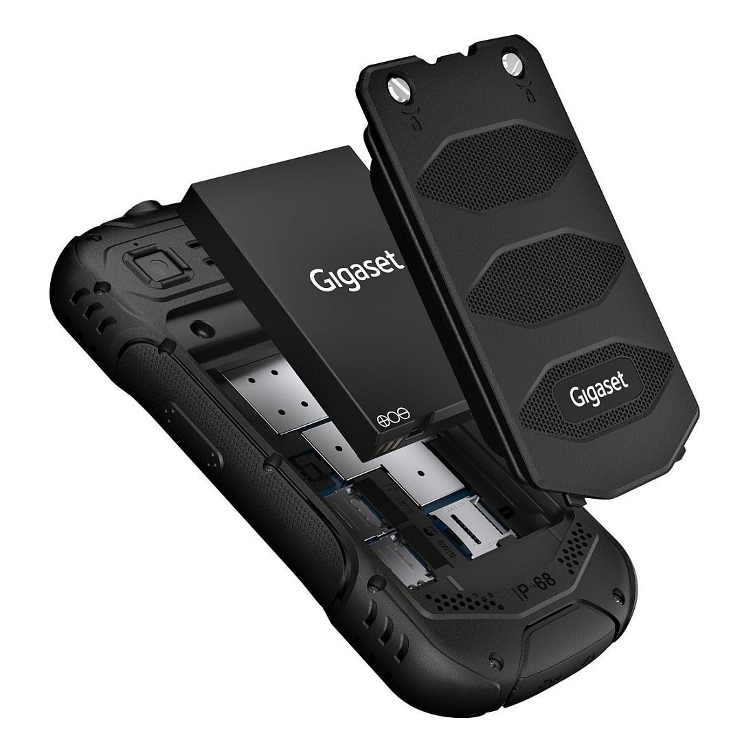 Telefon i Thjeshtë Gigaset GLX8 Active, 4G, Dual SIM, 2.4" LCD, 2500mAh, IP68, Push-to-Talk - Zezë - 6
