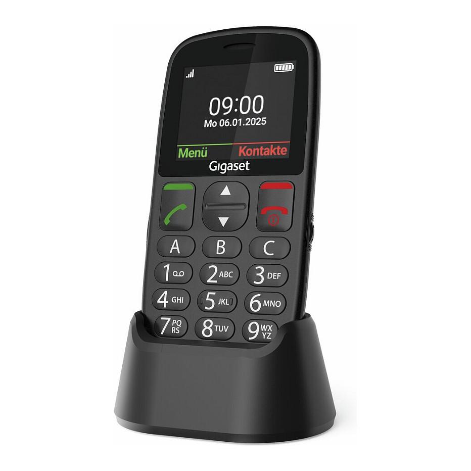 Telefon i Thjeshtë Gigaset GL395, 2G, Dual SIM, Ekran 2.2" TFT me Ngjyra, 32MB RAM, 32MB Memorie, Buton SOS, IP44 - Zezë - 8