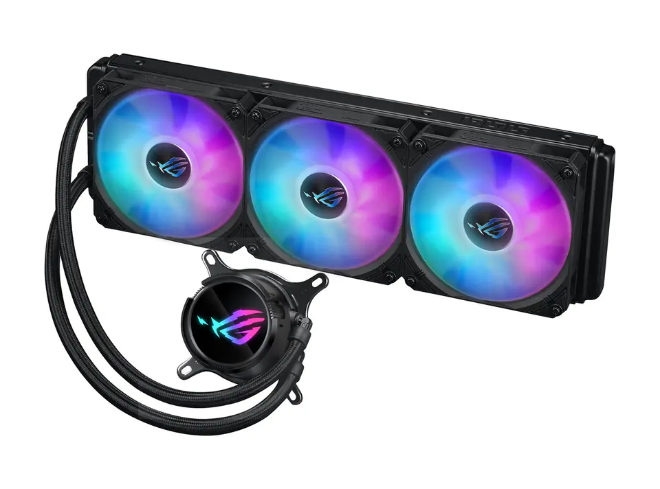 FtohĂ«s pĂ«r Procesor ASUS ROG Strix LC III 360 ARGB / 3x120mm / 800-2200 RPM / AIO Liquid â ZezĂ« - 3