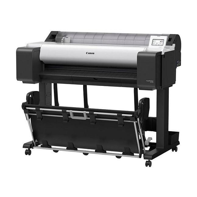 Printer Plotter Canon imagePROGRAF TM-350 / Inkjet 5 Ngjyra / 36" / 2400 à 1200 DPI / Me Stativ - Bardhë/Zezë - 2
