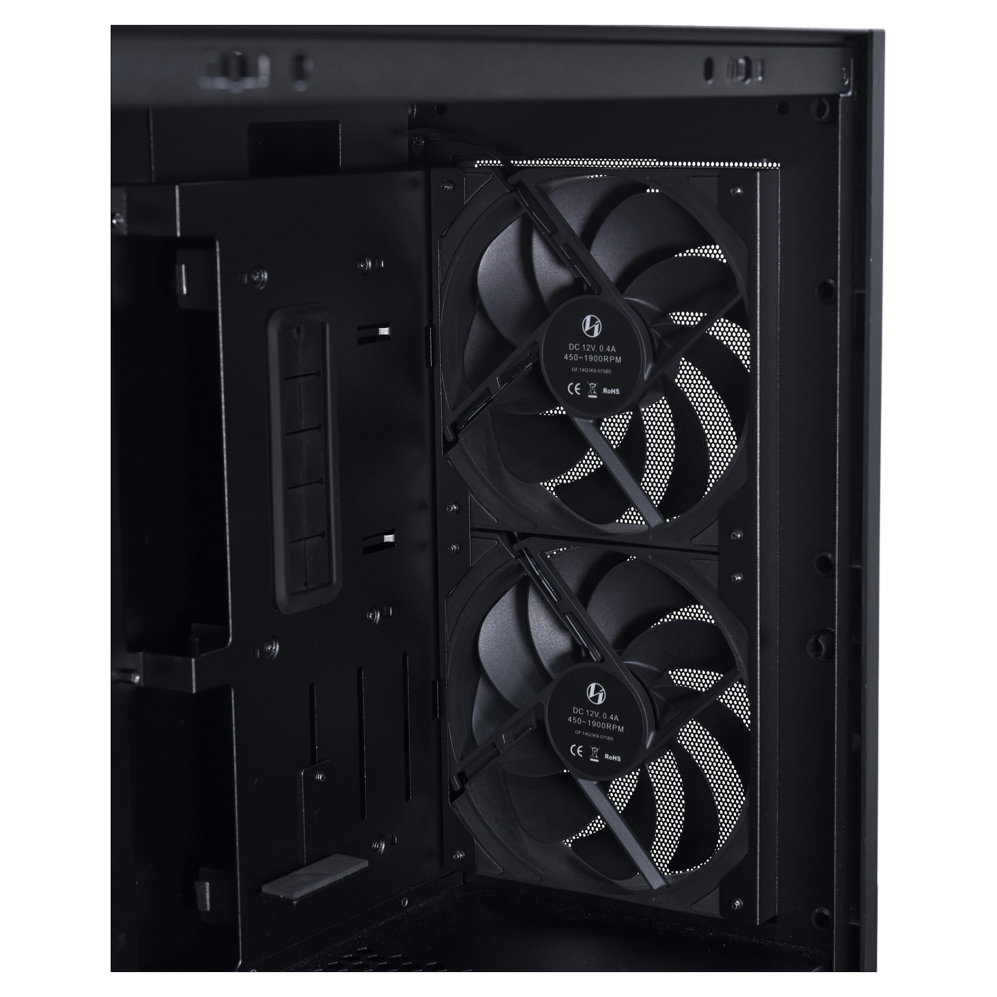 Kasë Lian Li LANCOOL 207 DIGITAL / Midi Tower / ATX / 4x PWM Fan / 6" LCD - Zezë - 20