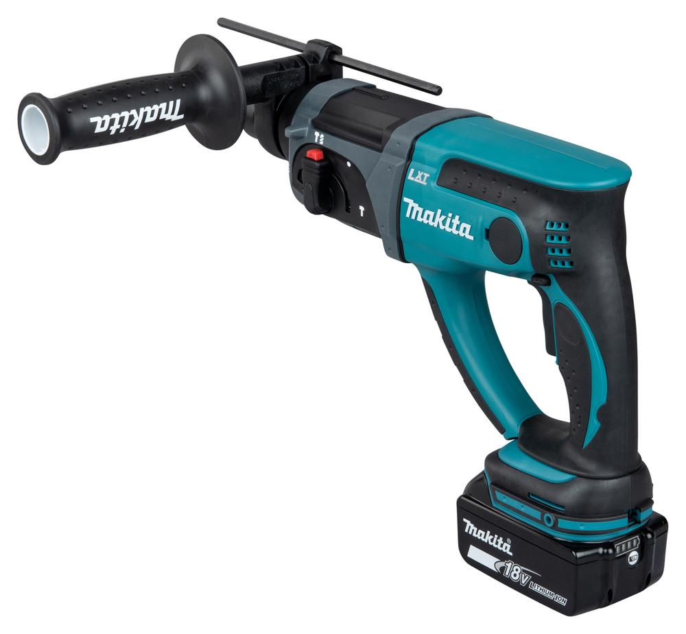Çekiç Kombinues me Bateri Makita DHR202RTJ, 18V, 2x5.0Ah, 2.0J, SDS-Plus, 20mm - Blu/Zezë - 3