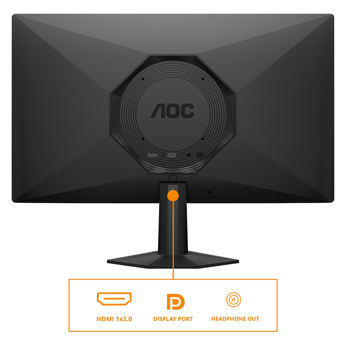 Monitor Gaming AOC 24G50F / 23.8″ / FHD IPS / 180 Hz / 4 ms / DP + HDMI - Zezë - 4