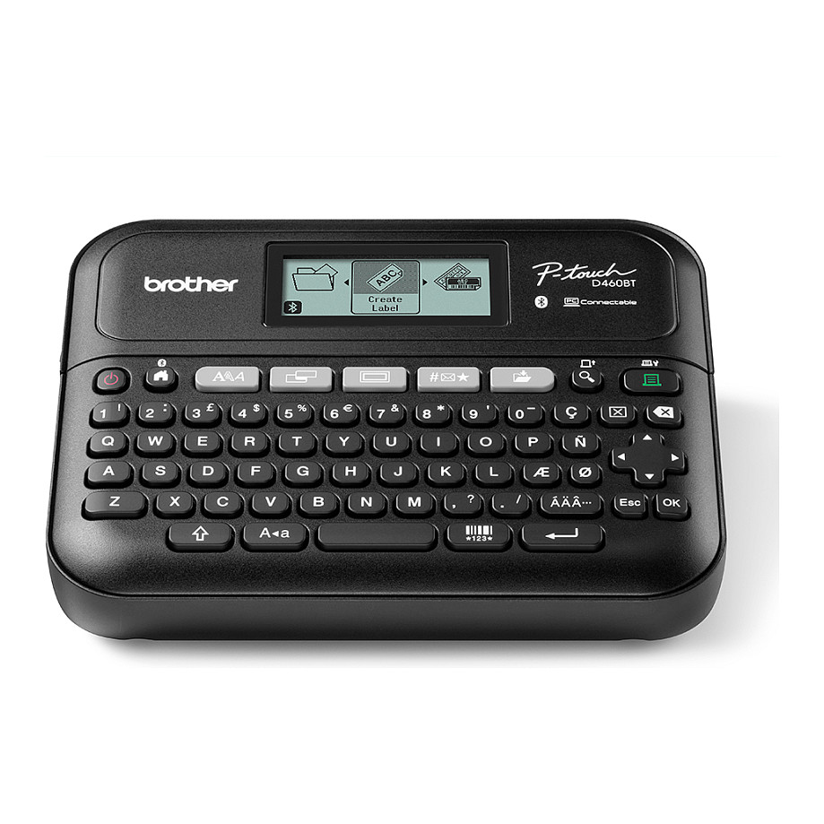 Printer Etiketash Brother P-touch PT-D460BTVP / Thermal Transfer / 180 × 180 DPI / Bluetooth & USB / 18 mm - Zezë