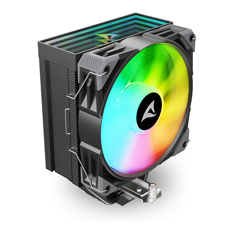 Ftohës për procesor Sharkoon A40 RGB / 120mm / RGB - Zezë - 13