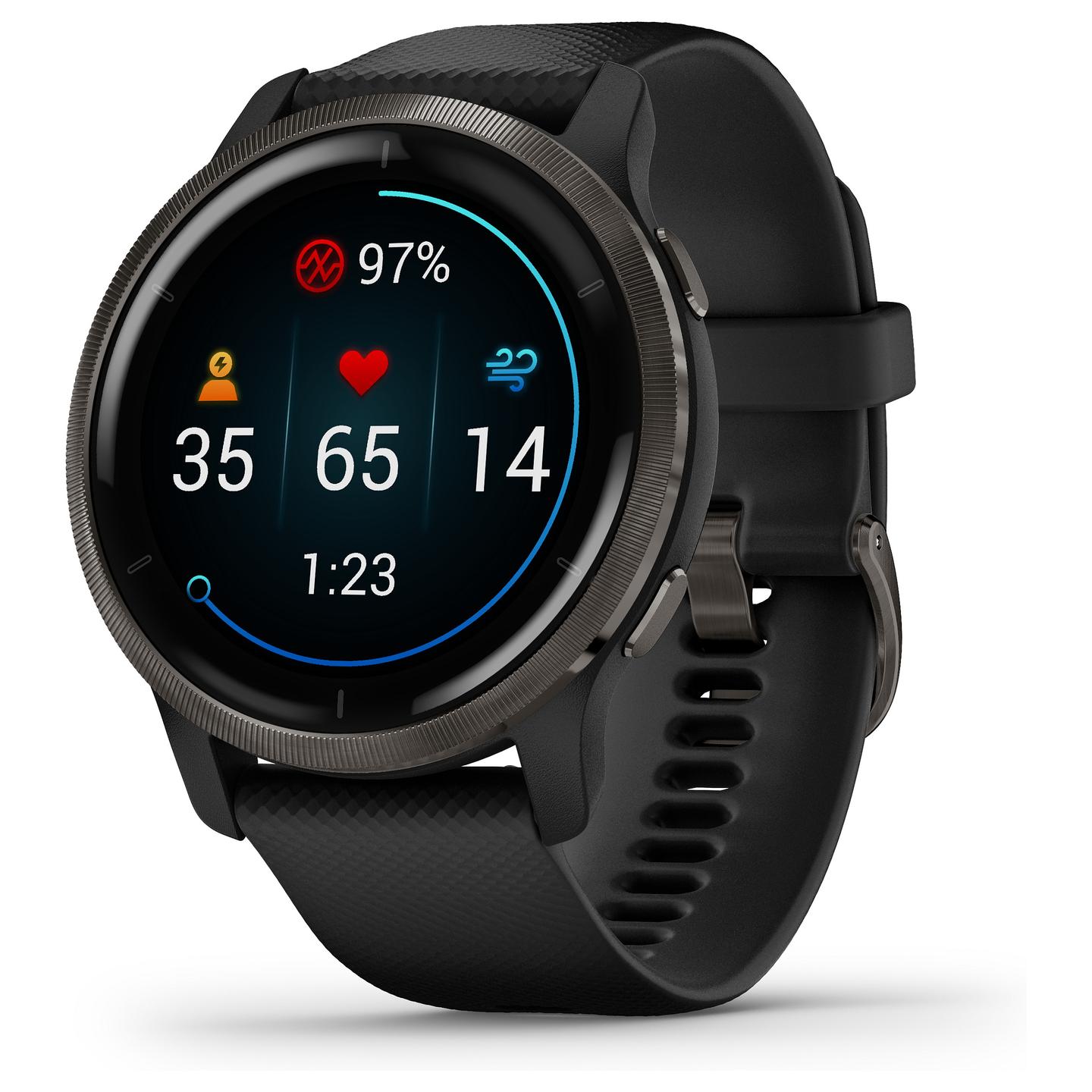 Orë e mençur Garmin Venu 2 / 45mm / AMOLED / GPS / Bluetooth / Wi-Fi - Zezë/Slate - 3