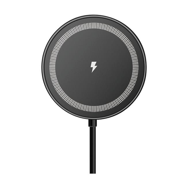 Adapter telefoni për veturë LogiLink PA0333 / Wireless Charging / Magnetic / 360° / 15W / Round – Zezë - 4