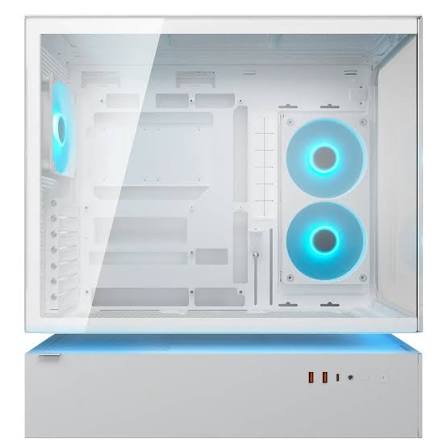 Kasë PC COUGAR CFV235 Vision / Mid Tower / ATX / 2x 160mm + 1x 120mm Fan / 9.16" LCD / Tempered Glass / 360mm Radiator / ARGB - Bardhë - 2