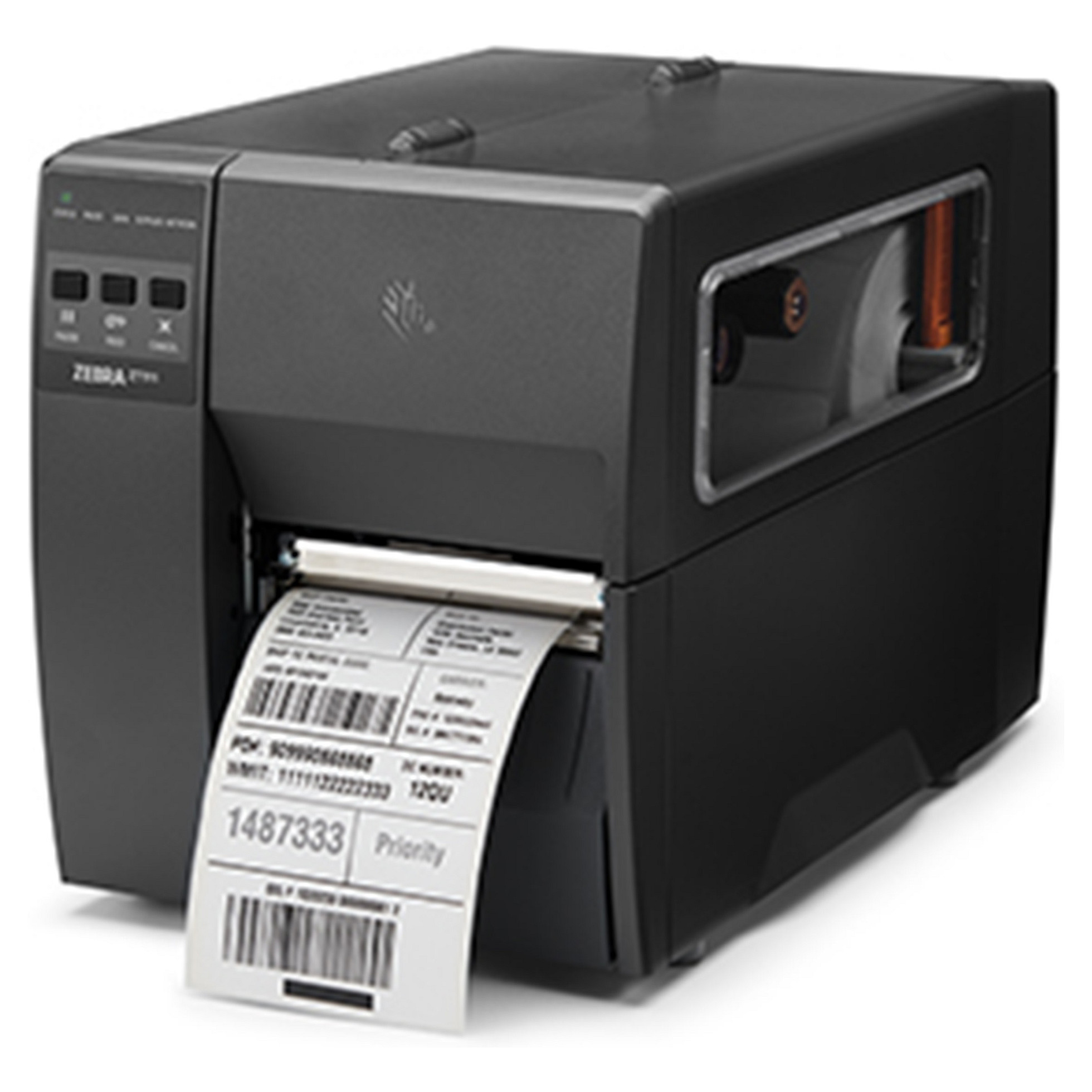 Printer Label Zebra ZT411 / Për Etiketa / 203 DPI / 104mm / 356 mm/sec / USB + LAN - Zezë - 3
