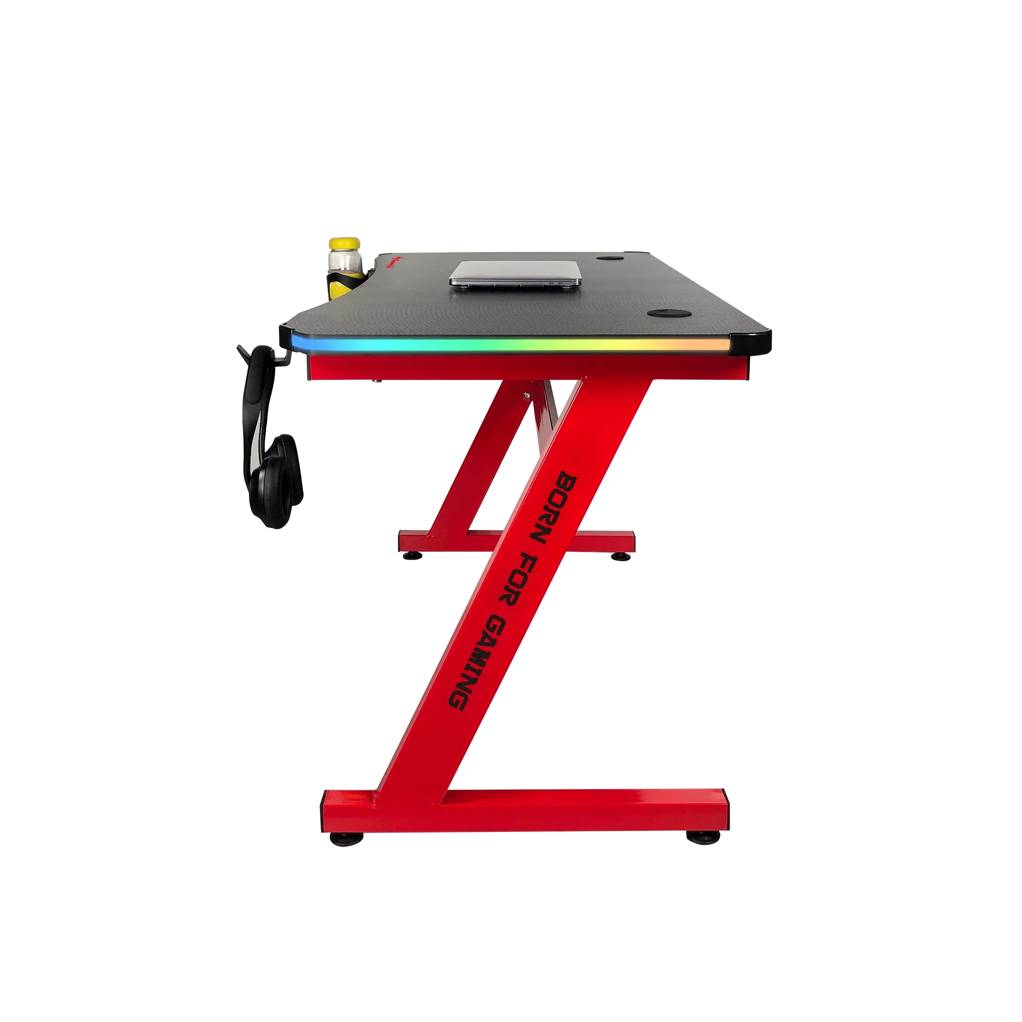 Tavolinë Gaming MARVO DE-08 / 110 x 60 x 74 cm - Zezë/Kuqe - 2