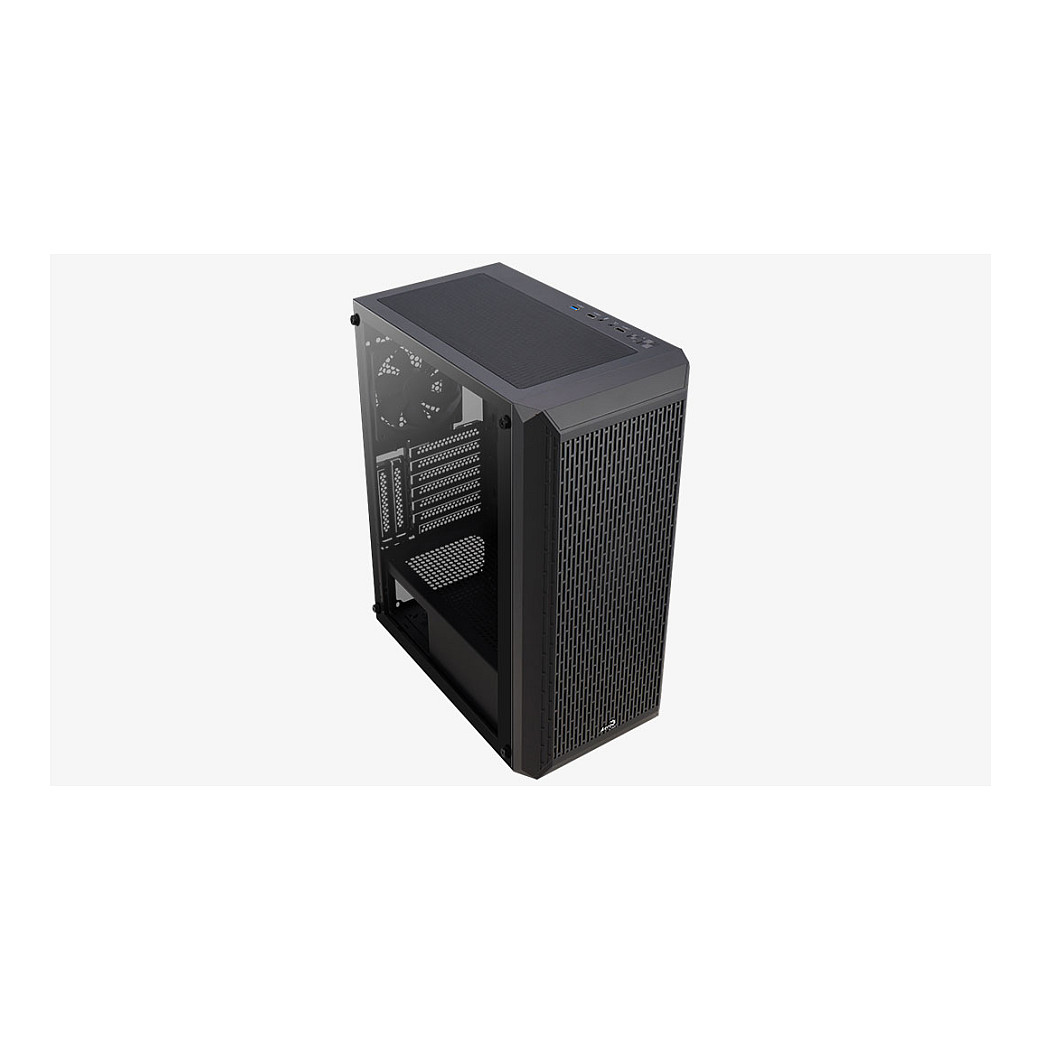 Kasë PC Aerocool Beam-G / Mini Tower / ATX / 1x 120mm Fan / Tempered Glass - Zezë - 10