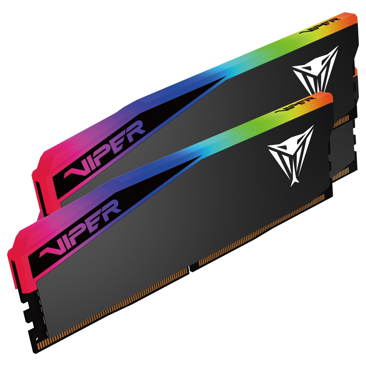 RAM Memorie DDR5 Patriot Viper Elite 5 Ultra RGB VEUR532G6028K / 32GB (2x16GB) / UDIMM / 6000MHz / CL28 / 288-pin - Zezë - 3