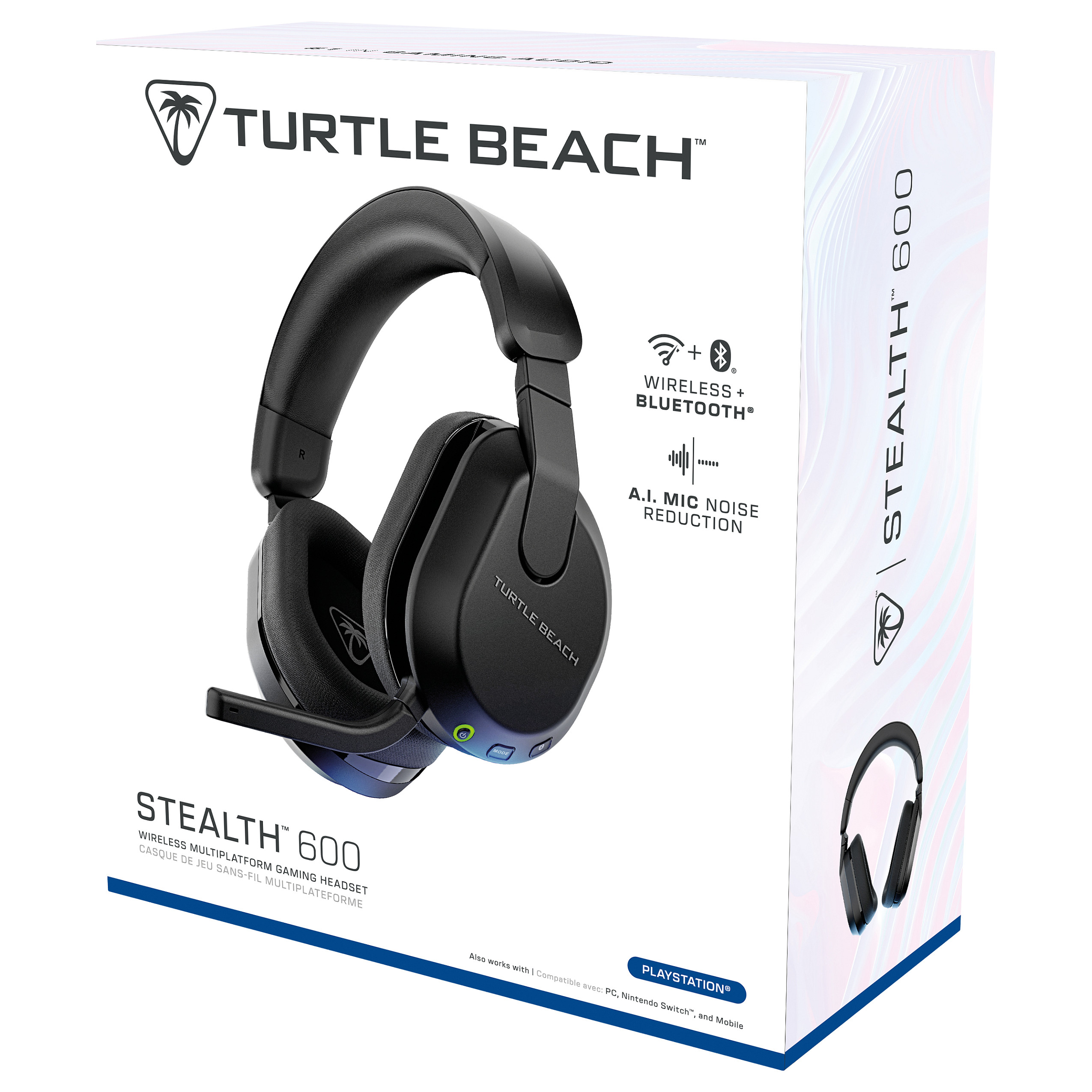 Kufje Gaming Turtle Beach Stealth 600 Gen 3 / 50 mm / Wireless 2.4 GHz + Bluetooth 5.2 / 80 orë – Zezë - 10