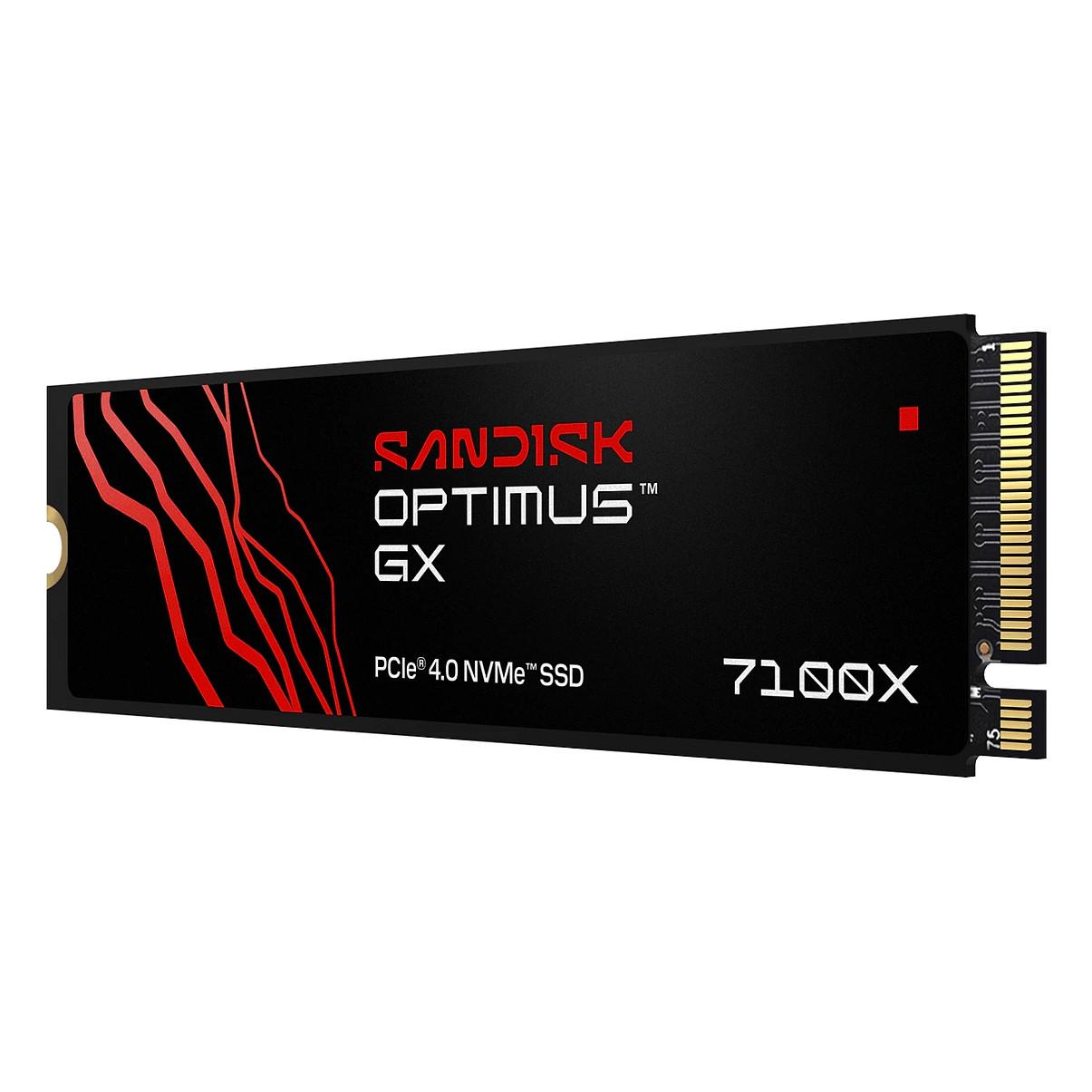 SSD e Brendshme SanDisk Optimus GX 7100X, 2TB, M.2 2280, PCIe 4.0 x4 NVMe 2.0, 7250MB/s Read, 6900MB/s Write - 2