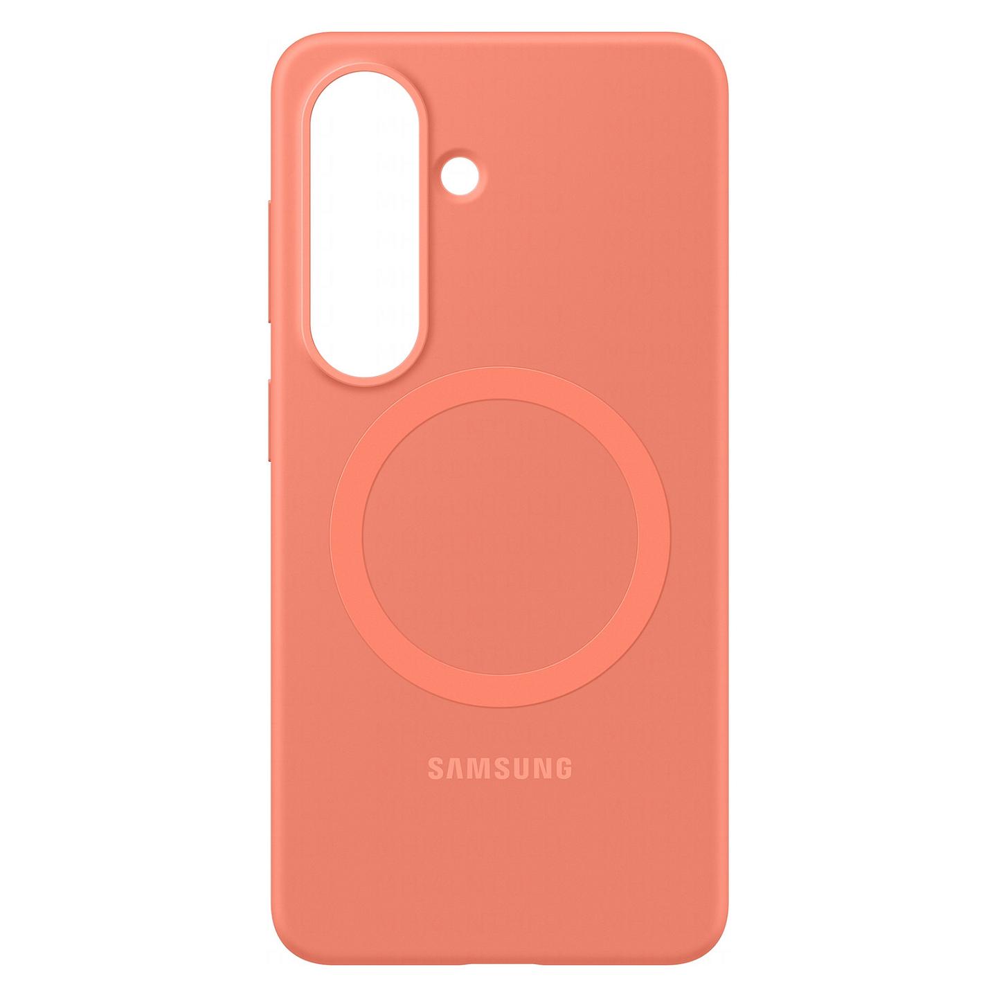 Aksesorë për telefon Samsung Silicone Magnet Case / Galaxy S26 / Silikon / Magnet i Integruar - Portokalli - 3