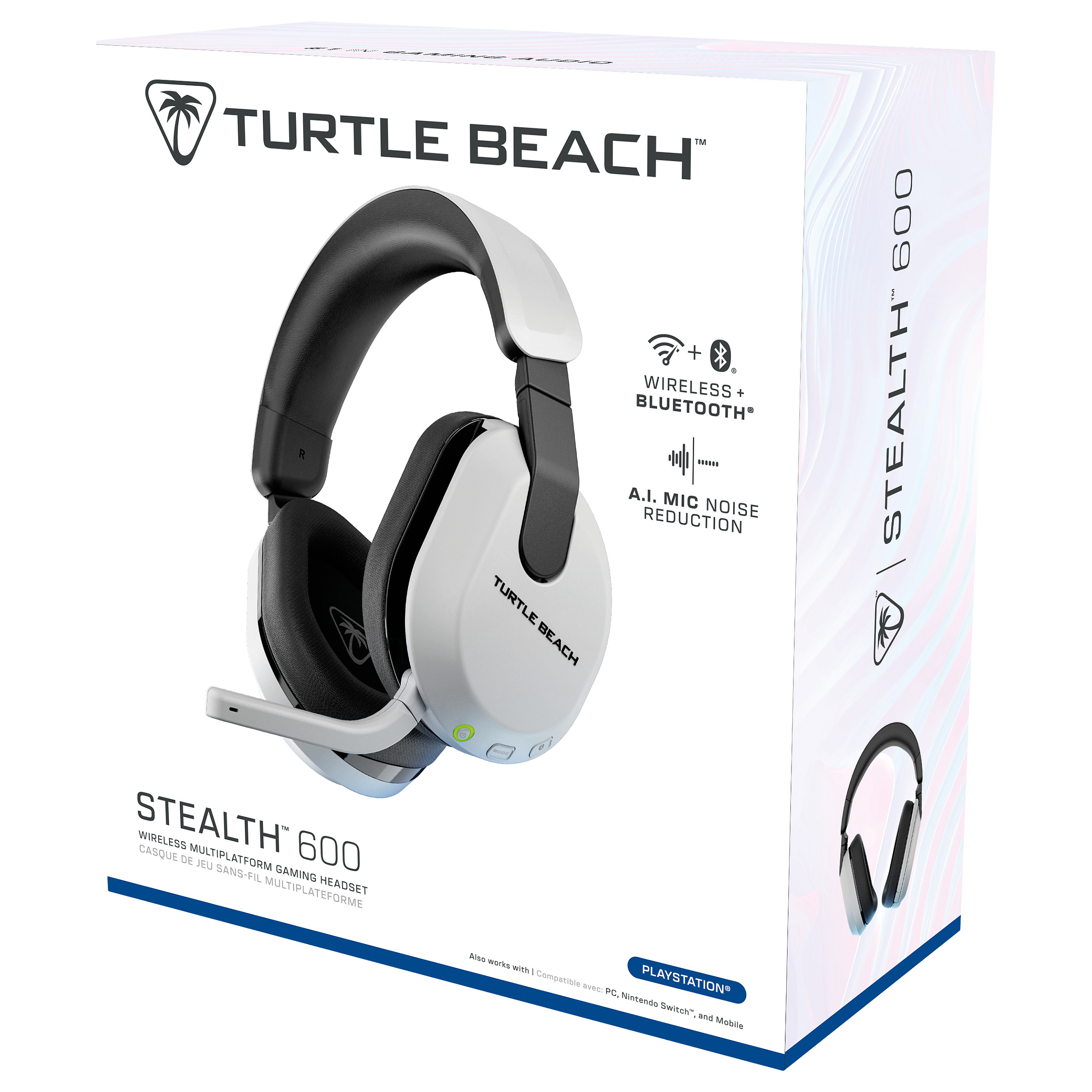 Kufje Gaming Turtle Beach Stealth 600 Gen 3 / PlayStation / Wireless / Bluetooth / 20–20.000 Hz - Bardhë - 10