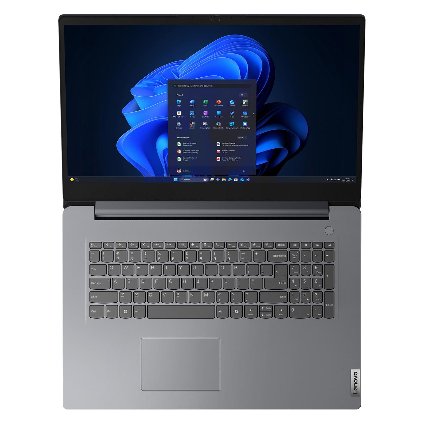 Laptop Lenovo V17 G7 IWC 83VG001RGE, Core 5 320, 16GB DDR5, 512GB, 17.3" FHD IPS 60Hz, Intel Graphics - Hiri - 7