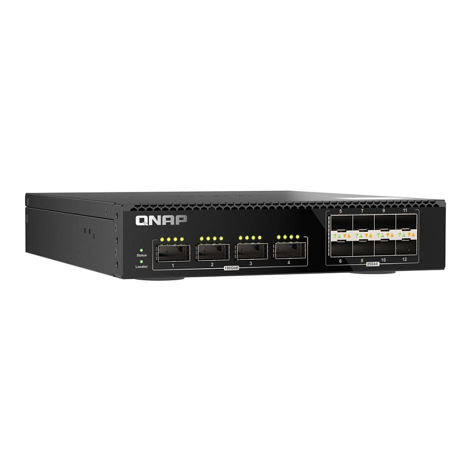 Switch QNAP QSW-M7308R-4X, 4x 100G QSFP28, 8x 25G SFP28, 1200Gbps, Layer 3 Lite, Managed, Rack 1U - Zezë - 8