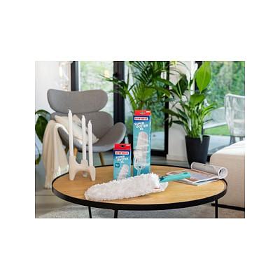 Fshesë Dore LEIFHEIT SUPERDUSTER XL / Mikrofibër 360° / 12 cm / Click-System / E lahet deri 50 herë - Bardhë/Gjelbër - 6