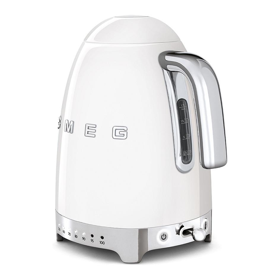Çajnik Elektrik Smeg KLF04WHEU, 1.7L, 2400W, Temperaturë e Rregullueshme, 360° – Bardhë - 3