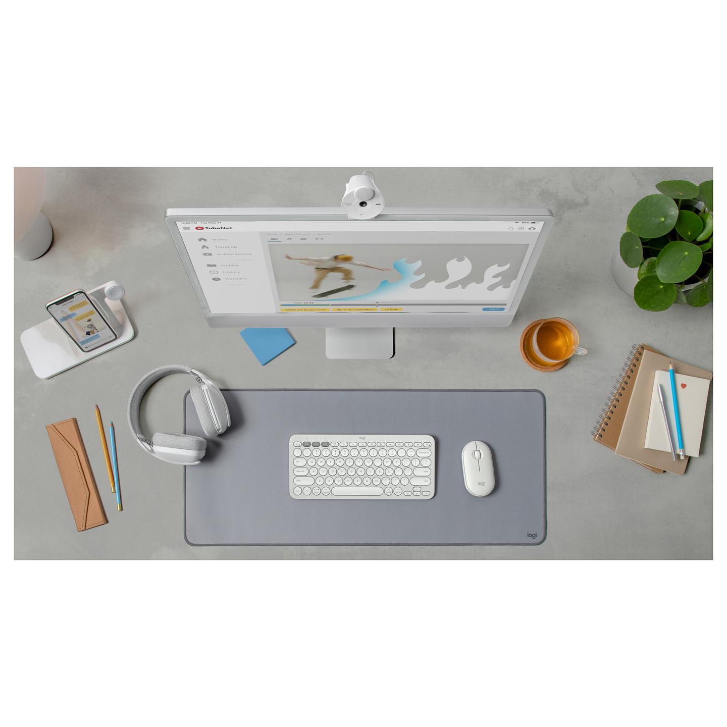 Maus pa kabllo Logitech Pebble 2 M350s / Bluetooth 5.2 / 400-4000 DPI / 3 butona - Bardhë - 16