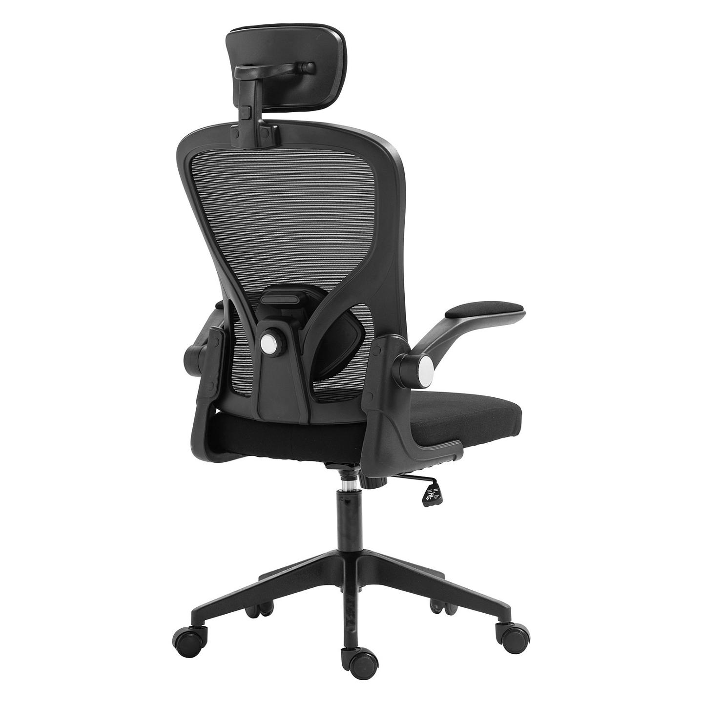 Karrige Gaming Sandberg ErgoFusion Gaming Chair Basic / Mbështetëse ergonomike / Mbështetëse koke e rregullueshme / Mbështetëse krahu të palosshme / 100 kg – Zezë - 4